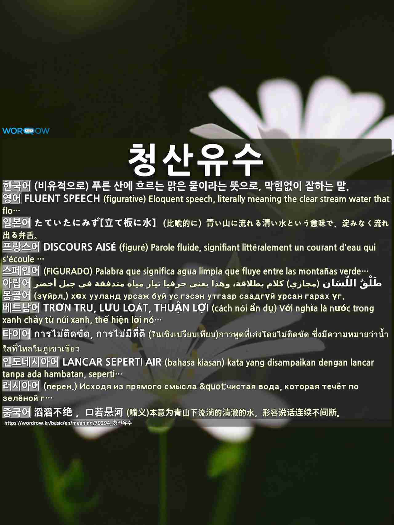 청산유수 Fluent Speech 청산유수 Fluent Speech